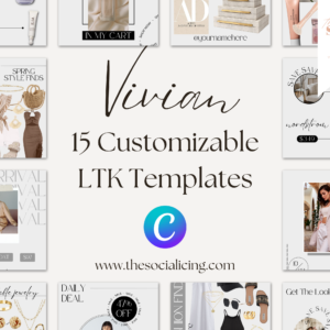 Vivian | 15 Customizable LTK Templates